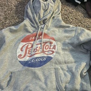 grey pepsi sweater